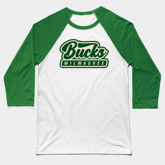 Milwaukee Bucks 01 Baseball T-Shirt by Karambol